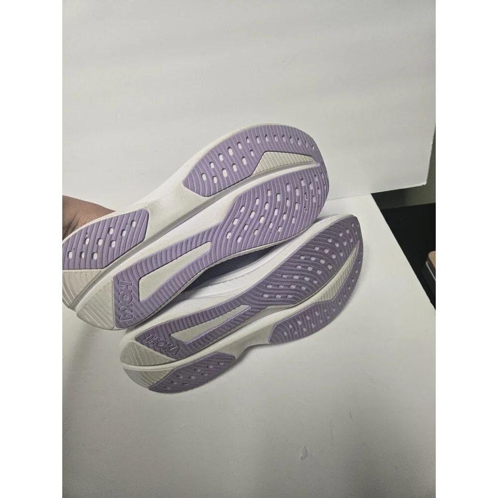 $140 Hoka Mach 6 Running Shoe (Women) Size 7.5 Gray Pink EUC - Picture 9 of 10